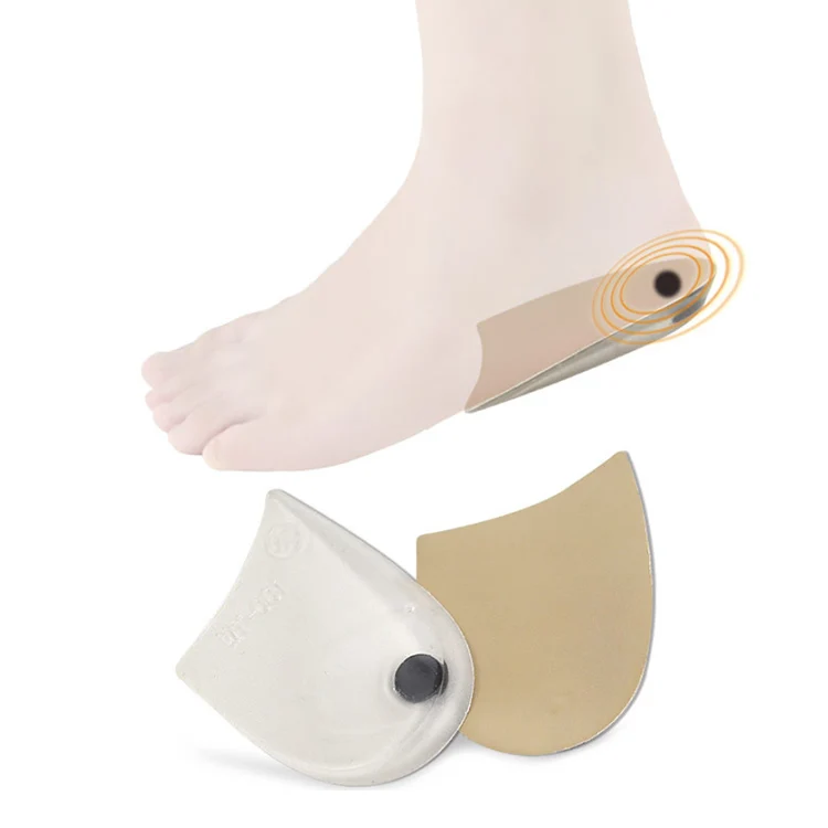  Insoles Gel Heel Shoe Arch Support For Shoes Pad Orthotic Cushion Foot Silicone Height Shock High Pads Toe Pu Correction