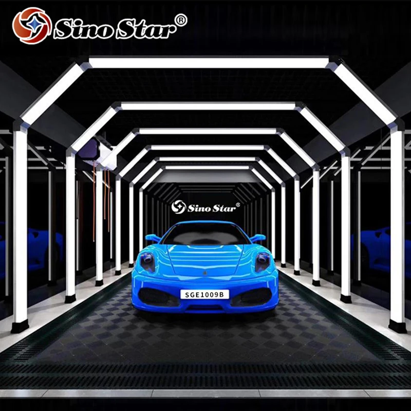 SGE1009B led tunnel light housing  garage light  led light custom made aluminum detailing car wash for the workshop and showroom