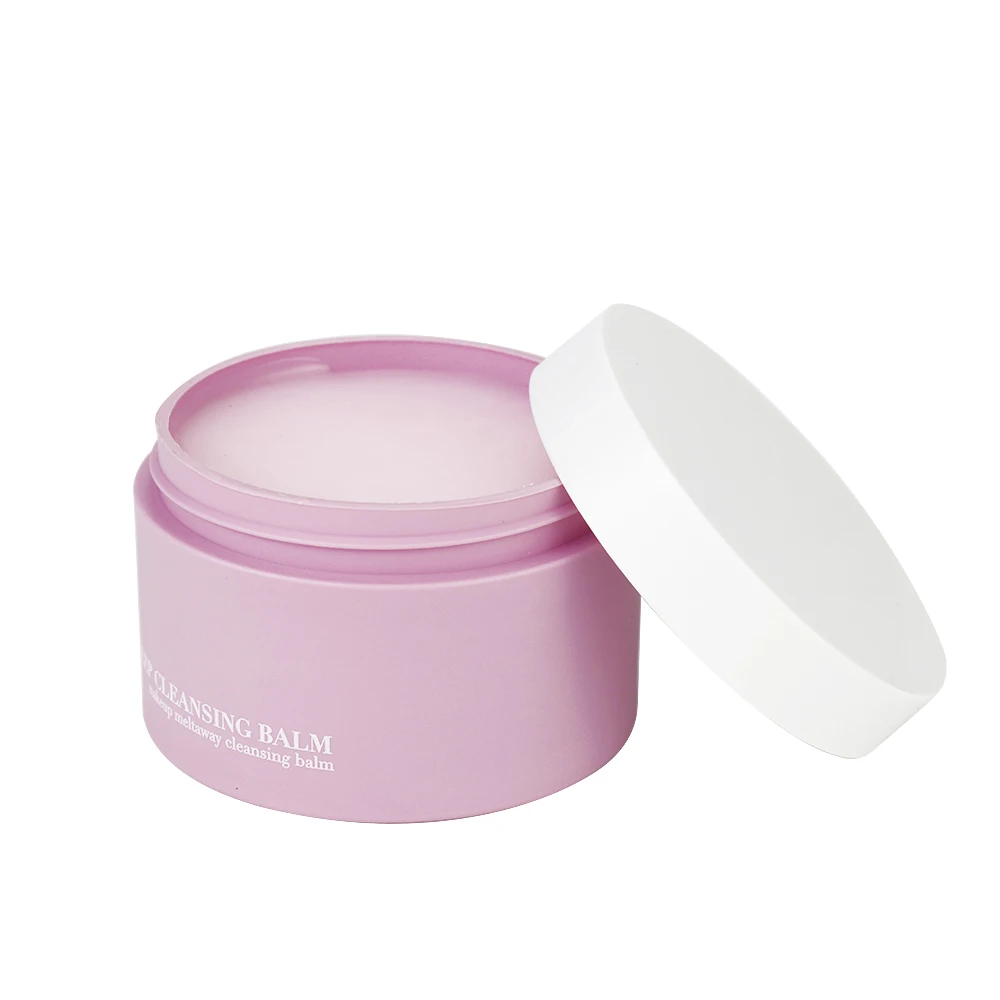 Private Label Cruelty Free Pink organic cleansing balm Makeup Cleanser Balm Facial Cleansing Oil