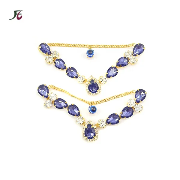 2024 Top Sale Metal Shoe Charms Chains Decoration Accessories for Women Ladies Sandal Shoes