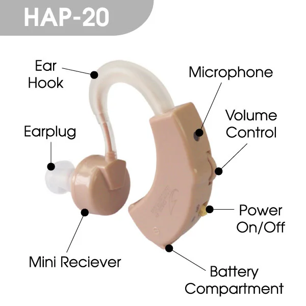 Cheap rechargeable digital listening amplifier hear clearly OTC hearing aids