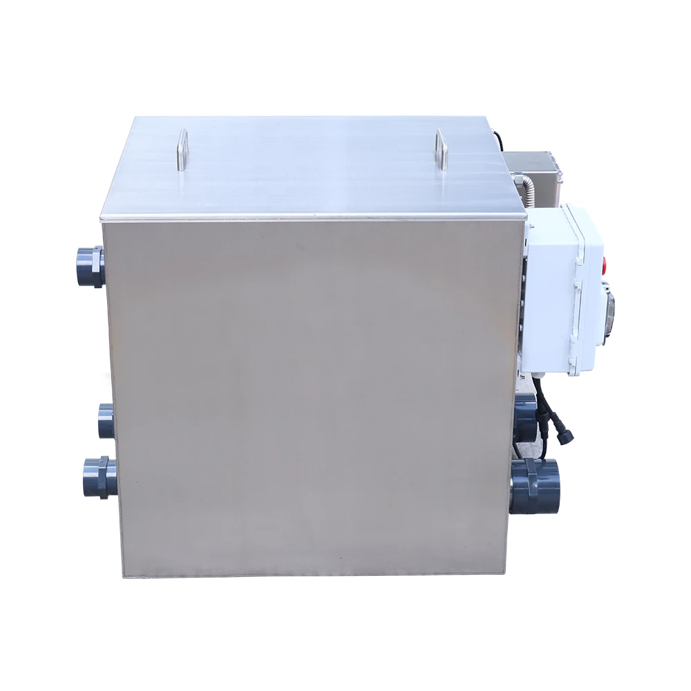 Qlozone, аквакультура, рыбоводство, кои, пруд, барабанный фильтр, ротационный 304, нержавеющая сталь, вращающийся барабанный фильтр