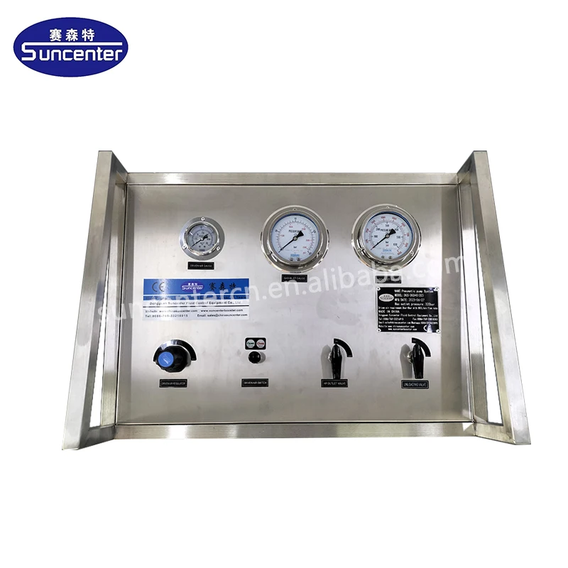 Double Stage Air Driven Oxygen Booster Pump Gas Booster System for Cylinder Filling