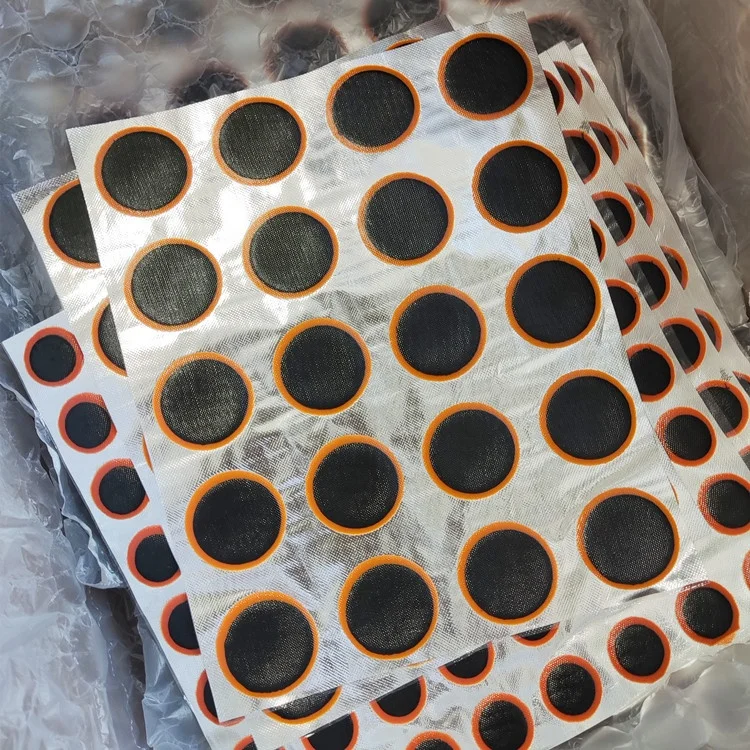 vulcanizing Tire Repair Patch /Tyre Cold Patch For Bias tyre motor bike inner tube patch