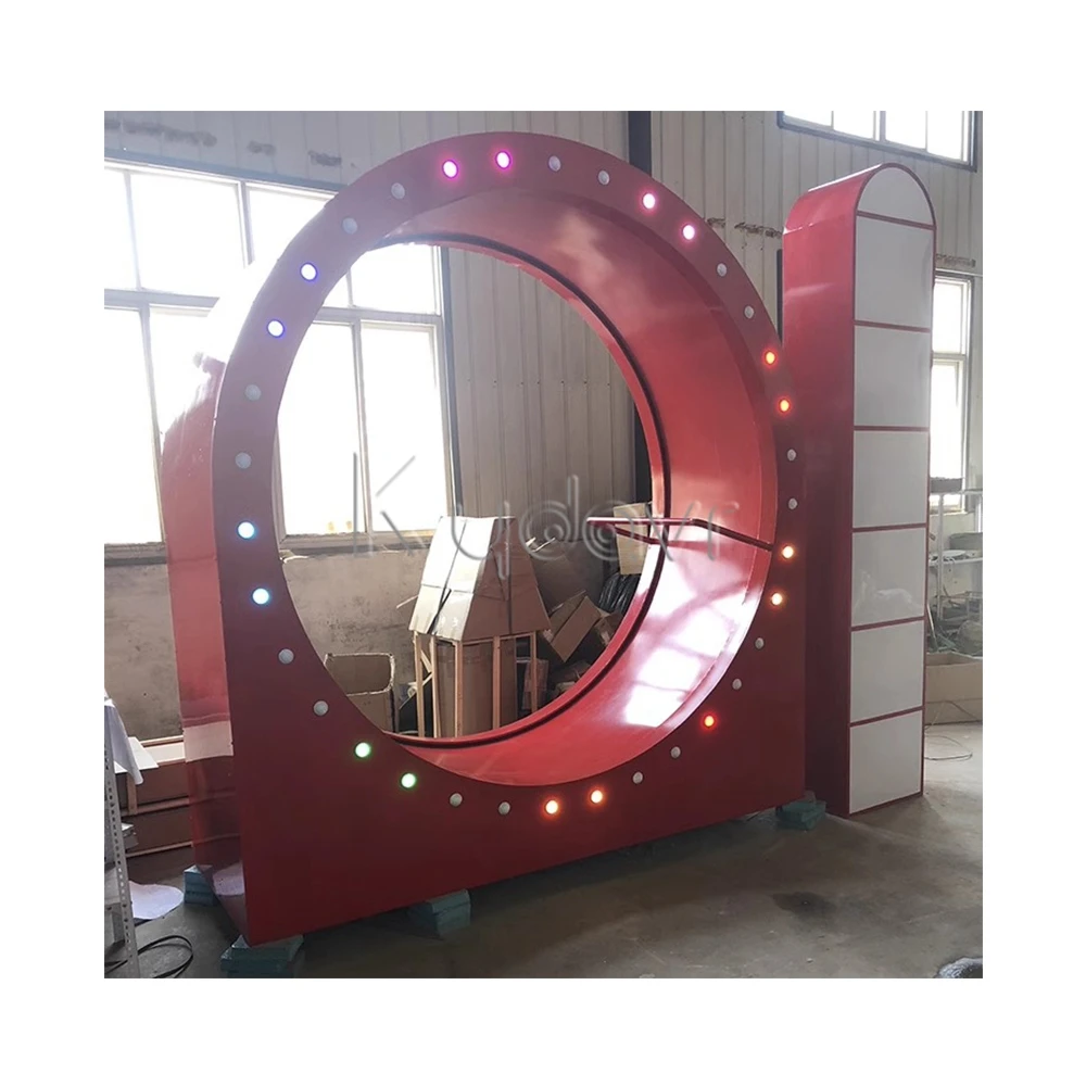 Outdoor electronic light up games entretenimiento amusement park sports treadmill power generation by running