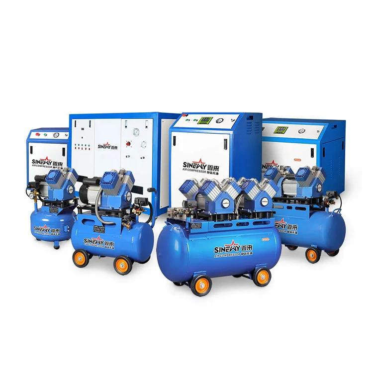 Air Compresor High Pressure 3Kw 400 L/Min 4Hp Silent Free Oil Piston Air Dryer Compressor Machine