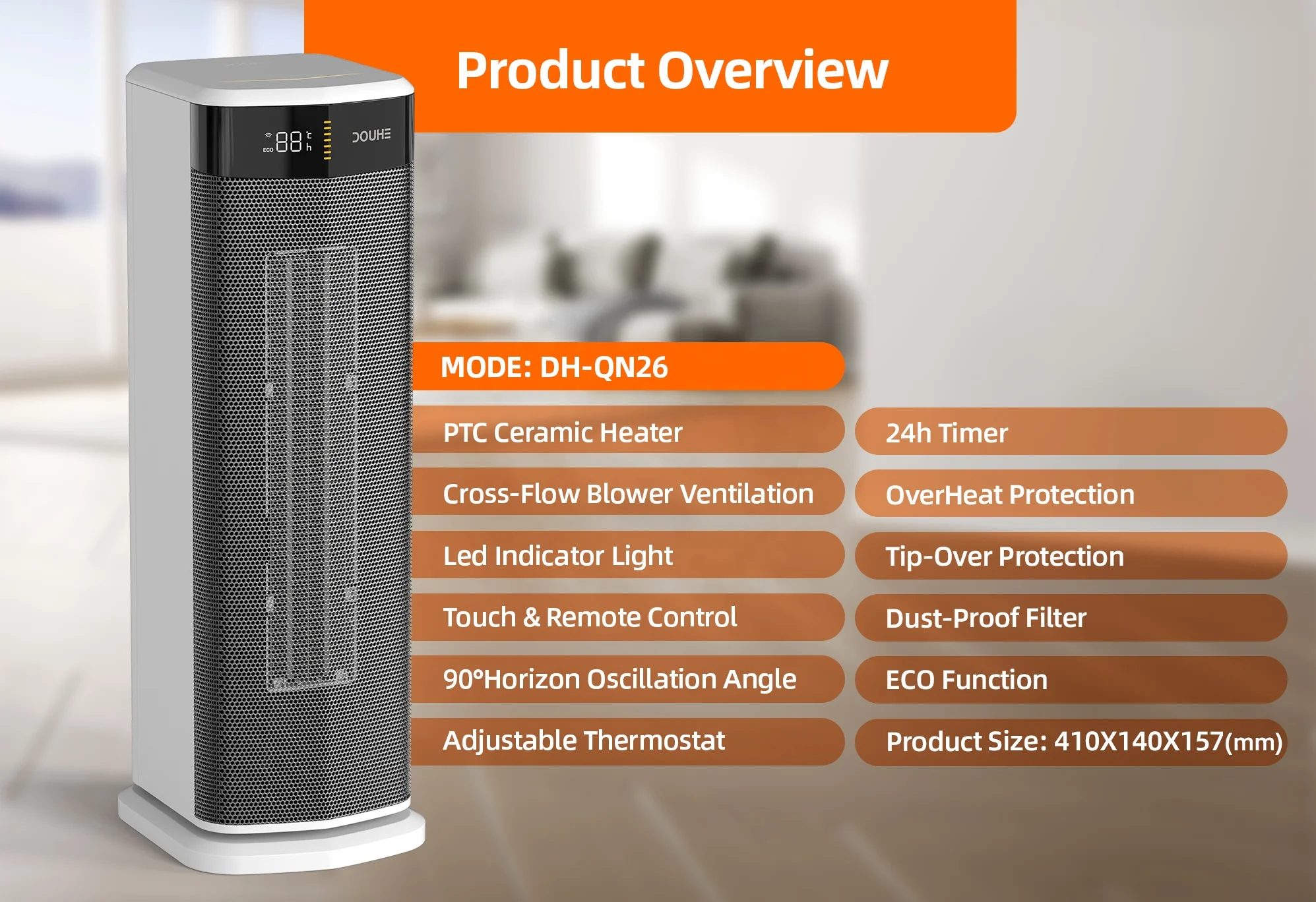 OEM Factory New Design Heater Buy Ptc Ceramic Gas Room Turkey 110 & 220 Volt For Heating Electrical Premium Heaters For Rooms