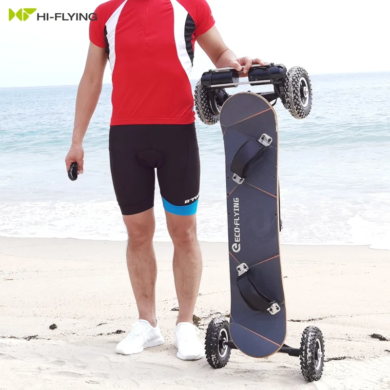 OEM ODM Factory Customized Remote Control Skateboard Maple+Bamboo Skate Board Decks Off Road Skateboard