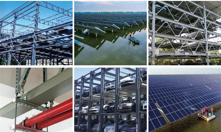S350GD Solar Rail Galvanized Steel Bracket C U Profiles China Steel Unistrut Steel Strut Channels