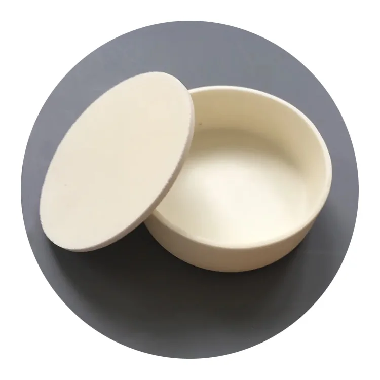 3X Ceramic Parts ODM OEM Nitride Zirconia Silicon Carbide Ceramic Melting Boat High Temperature Square Alumina Crucible with Lid