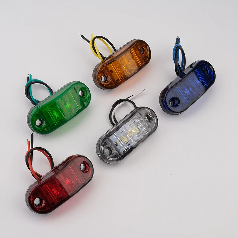 12V 24V Side Marker Lights heavy equipment truck led indicator clearance lights