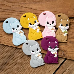 BPA Free Newborn Soother Cartoon Animal Chewable Teething Toy Silicone Baby Teether