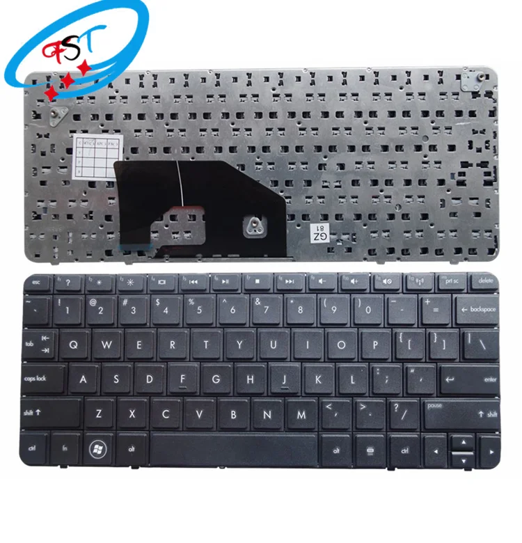 Wholesale New  Russian Laptop Keyboard   For HP Compaq mini 210-1000 210-1120er 210-1130er 210-1150er 210-1099er   RU  black