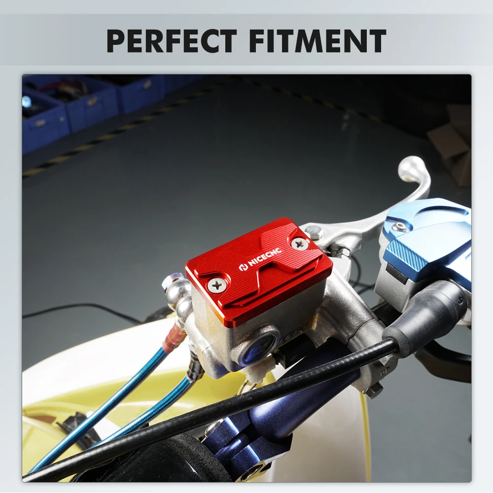 NiceCNC Brake Fluid Reservoir Front Master Cylinder Cap For Yamaha RAPTOR 700 2013 2014 2015 2016 2017 2018 2019 2020 2021