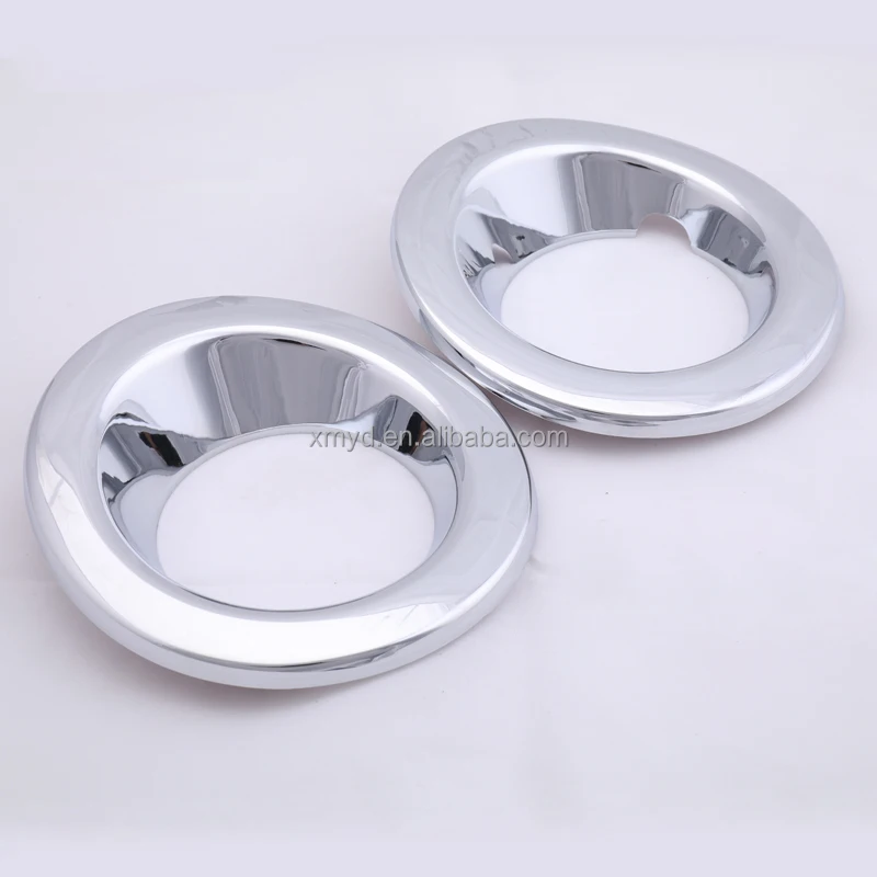 Factory Custom Car Parts ABS Plastic Car Front Fog Lamp Cover Chrome Car Light Frames