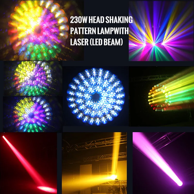 High quality 230W 7R LED Beam Light Professional stage light sharpy moving head lights