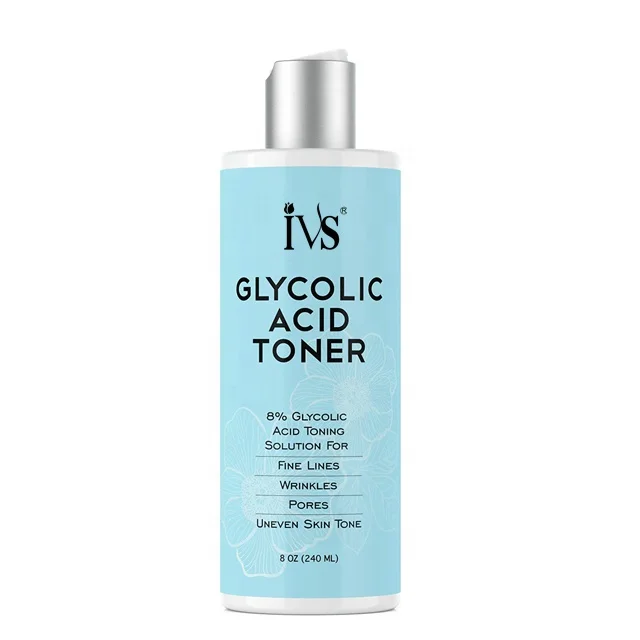 Best Quality Natural Organic Exfoliating Face Peel For Anti Aging Acne Glycolic Acid Toner