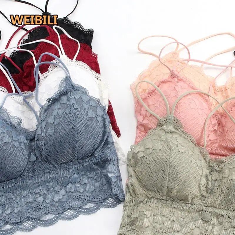 Sexy Full Lace Bra Underwear For Women 2 Piece Bra and Panty Set Push Up Nylon Saxy XXX Sexy Girls Sexy Bra Pant Set