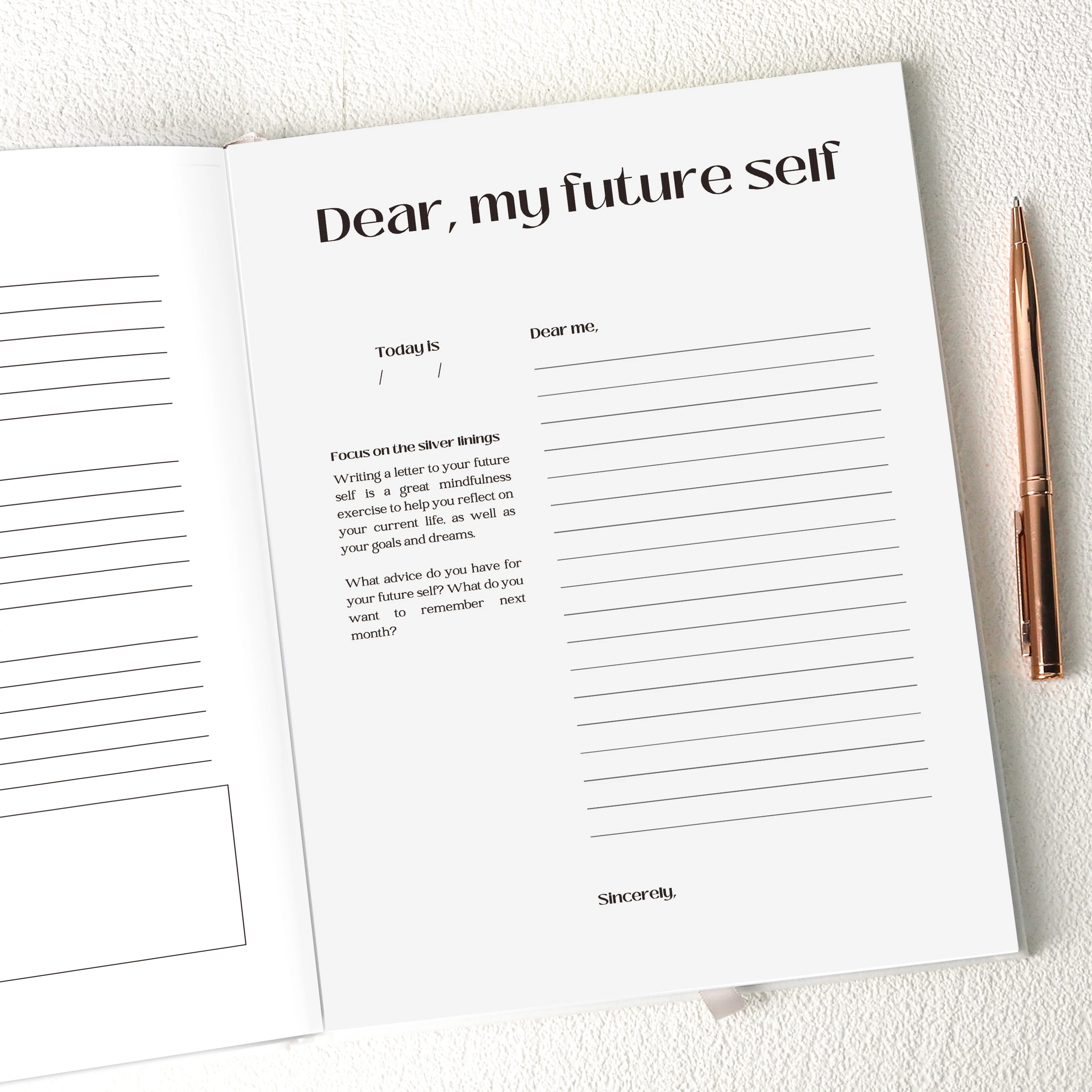 Free samples Luxury gifts My daily self-care Health 2023 Customized daily gratitude Active journal planner notebook