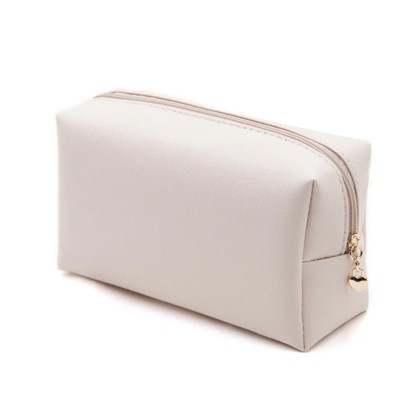 Personalized Luxury Clutch PU Zipper Makeup Cosmetic Bag Large Capacity Wash Bag for Travel