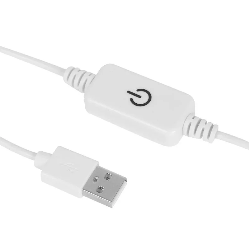 5V 2835 USB Dual Color Strip Light bicolor led touch dimmer warm white/pure white led strip two colors