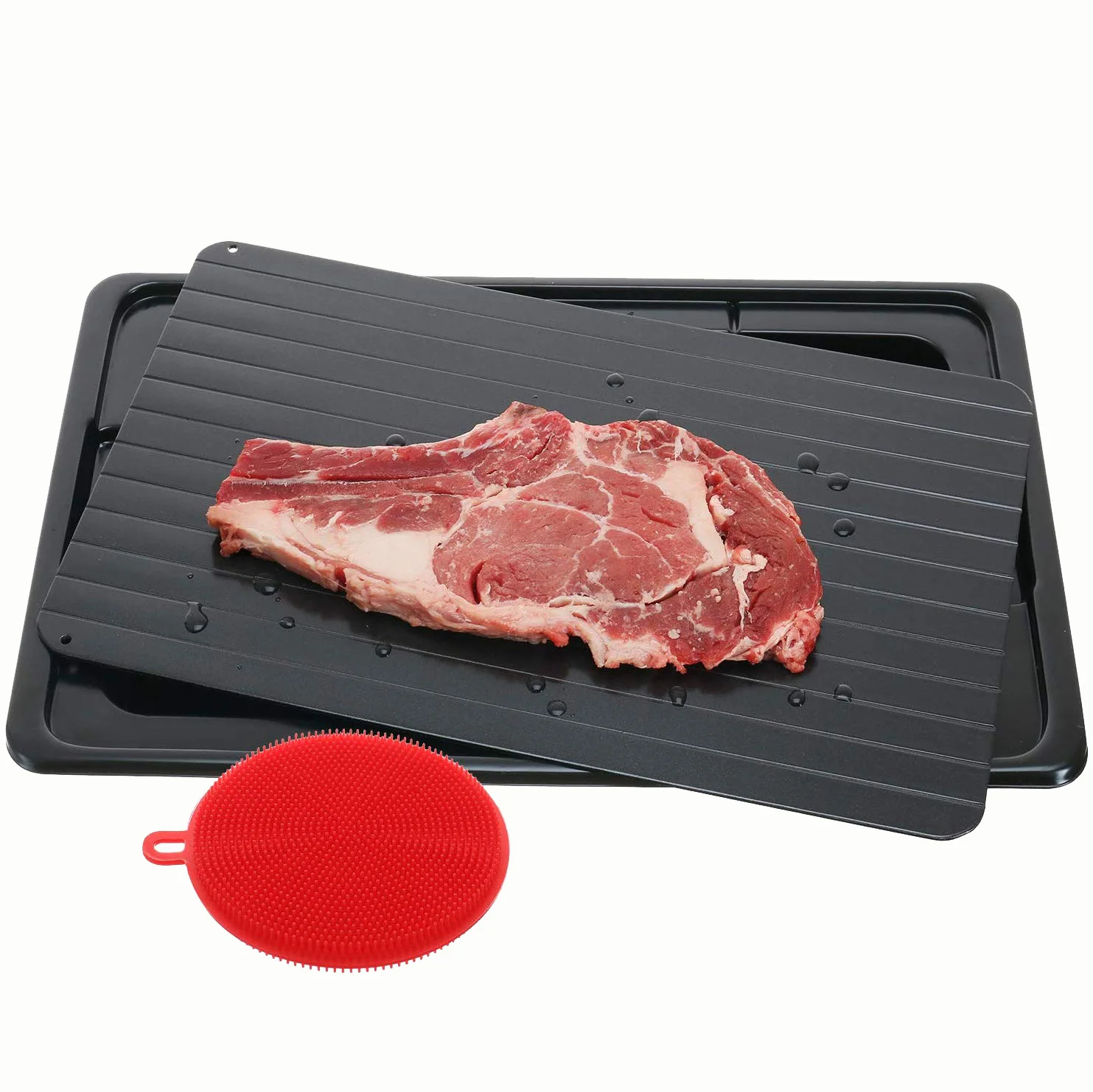 Defrosting Tray Frozen Food Rapid Thawing Plate For Fast Quick Rapid Meat, No Electricity Food rapid defrost thawing meat