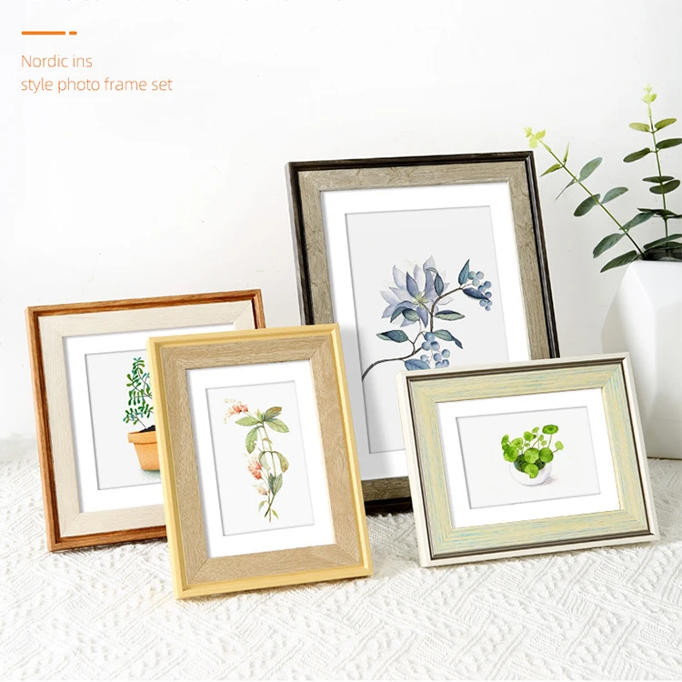 Wholesale7Color New Design Custom Size11x14 2x3 8x10 18 x 24 12x16 Sublimation Picture Frame Resin Photo Frame