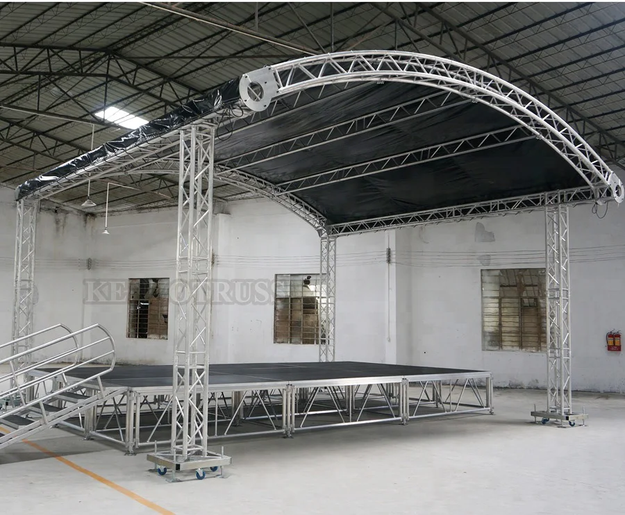 Popular Aluminum lifting towers truss ground support project