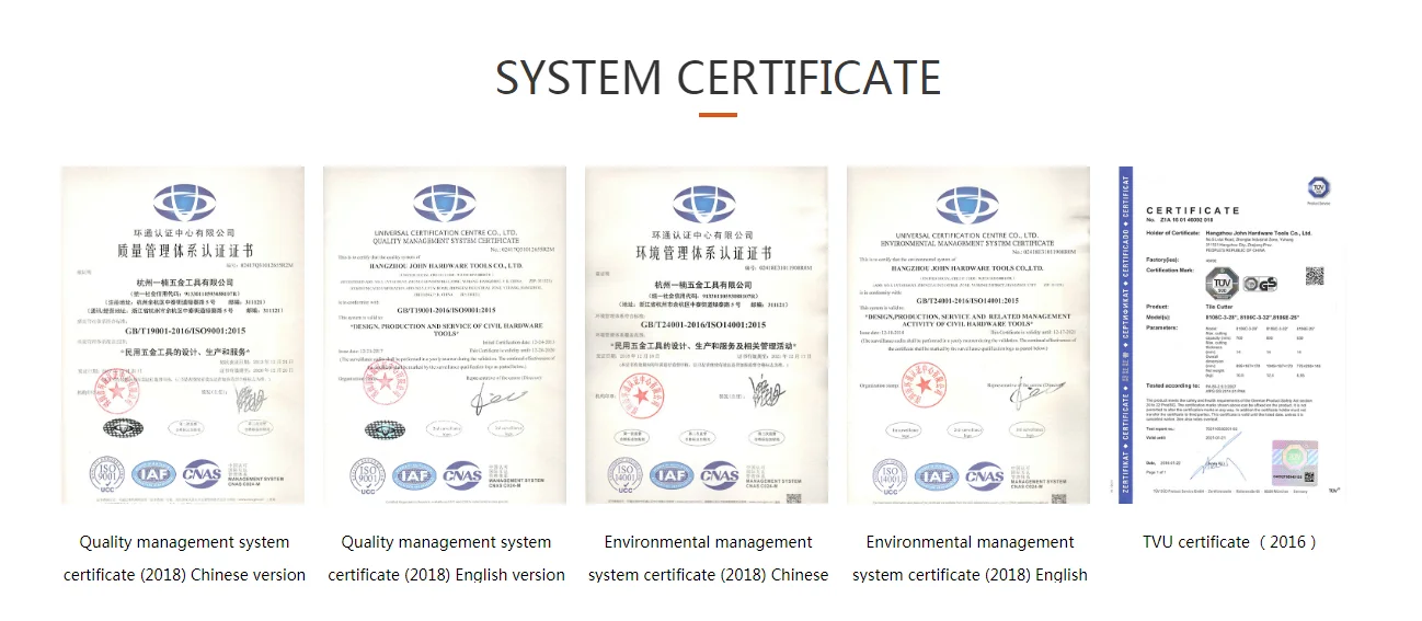 John Tools 8102E-8 600mm 700mm 800mm manual tile cutter tiles cutting machine price porcelain tile cutter construction hand tool