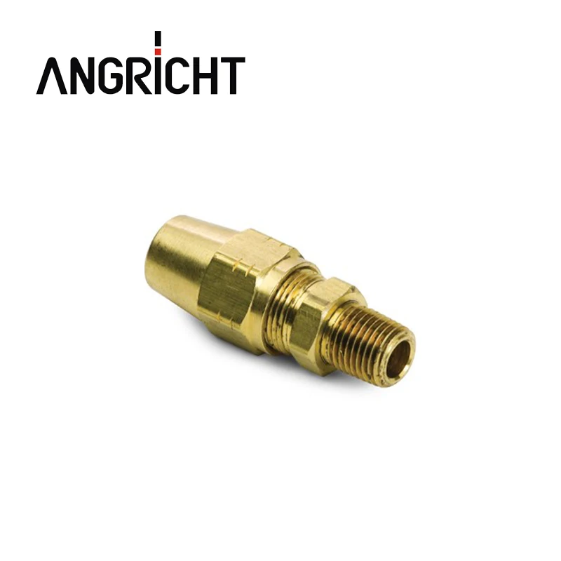 Brass compression fittings tube union dot air brake fittings for copper pipe