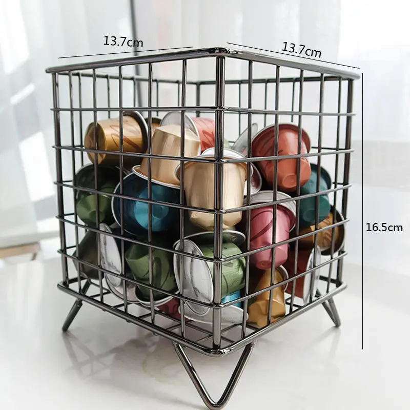 Capsule coffee storage rack storage box is small and does not take up space, can hold coffee liquid