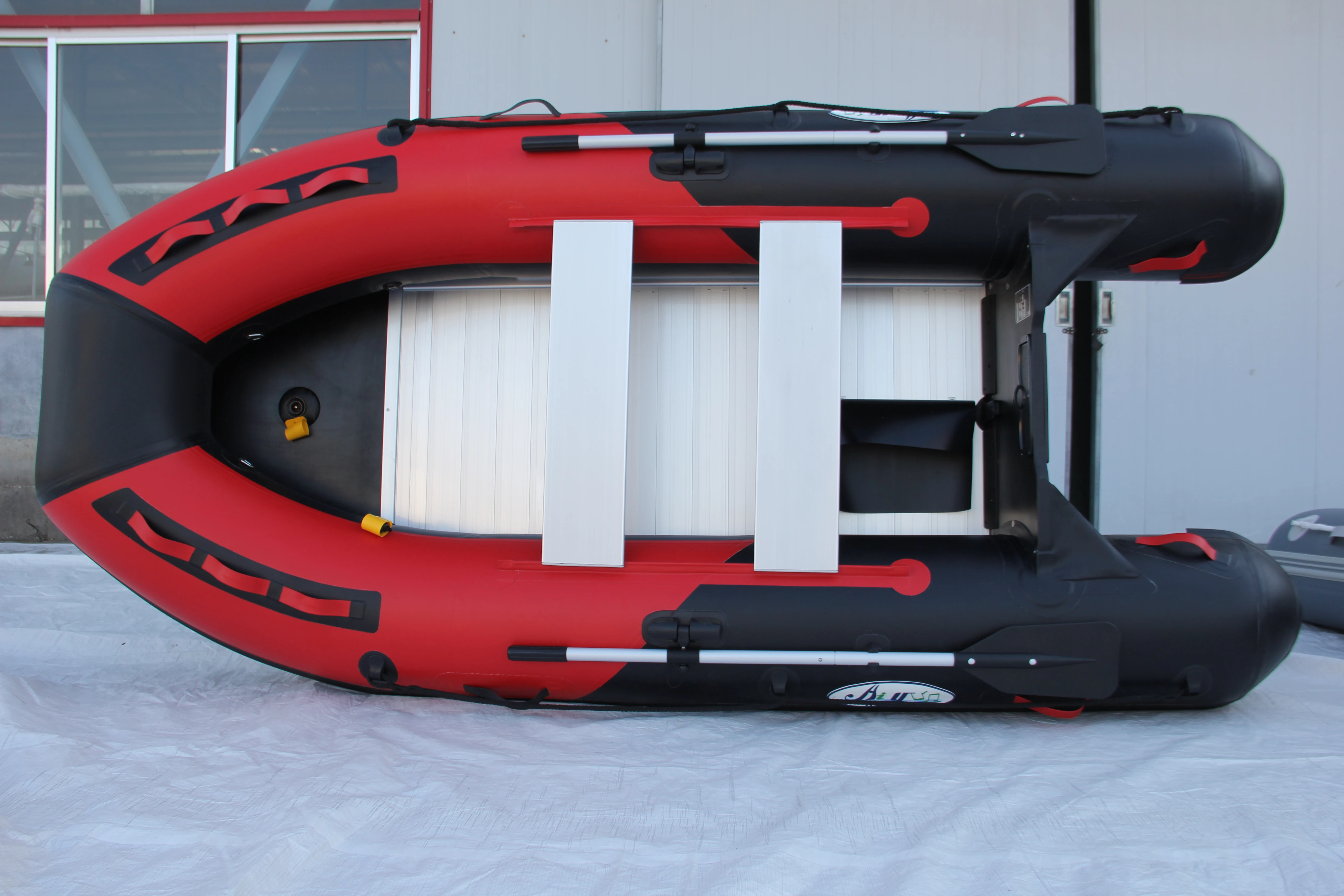 Wholesale Inflatable Fishing Aluminum Rescue Boats Canoe Pontoon Boat