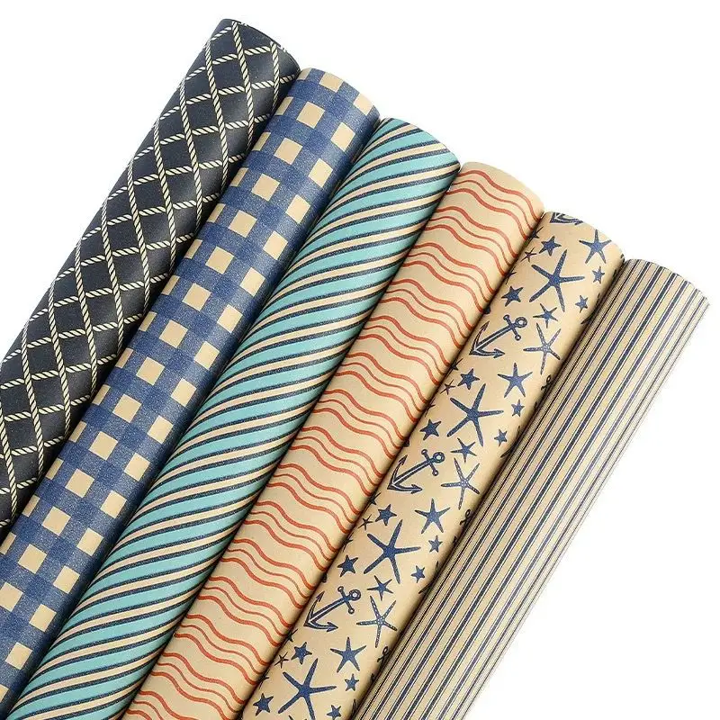 Wholesale Best Selling Kraft wrapping paper Vintage gift wrapping paper Eco Kraft Wrapping Paper Roll