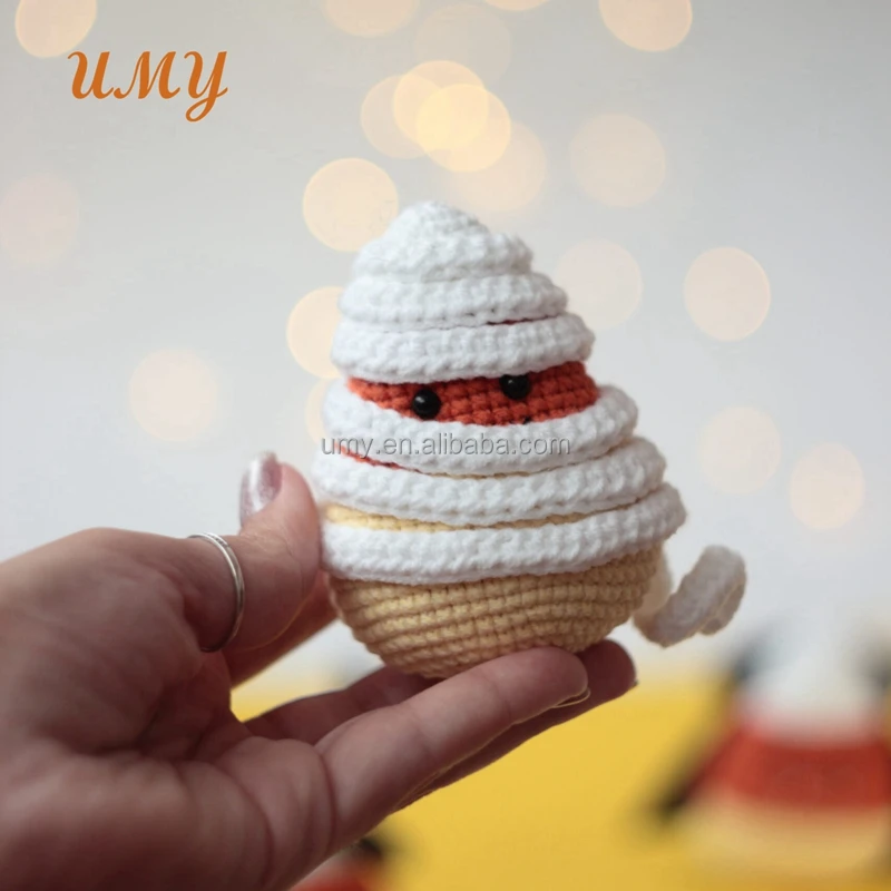 Handmade Gifts Amigurumis Crochet Food Halloween Crochet Toy Fake Halloween Candy Corn