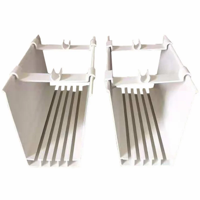 High quality  Strawberry planting trough rack Strawberry plant gutter PVC plant growing gutter