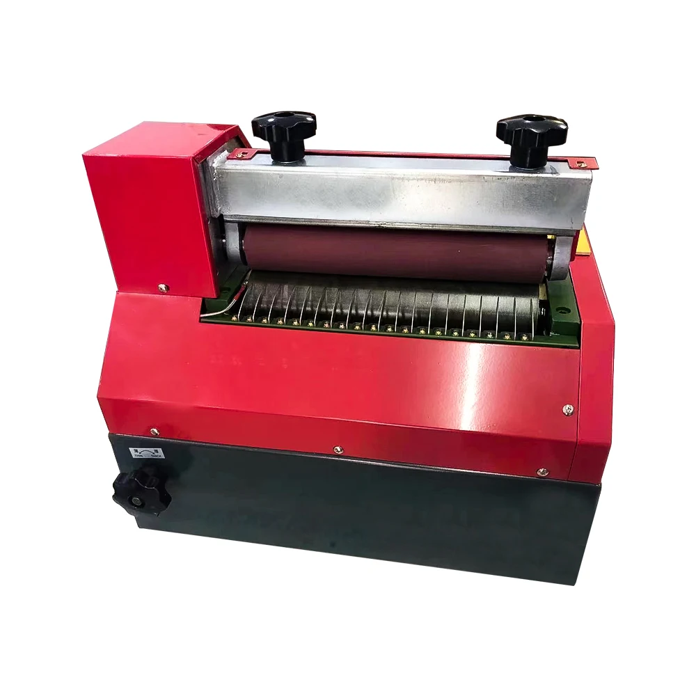 Desktop 300mm  EVA Foam Leather Paper Hot Melt Glue Machine For Edge Gluing