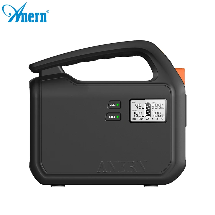 Portable energy storage power supply 150W outdoor lithium battery solar generator set