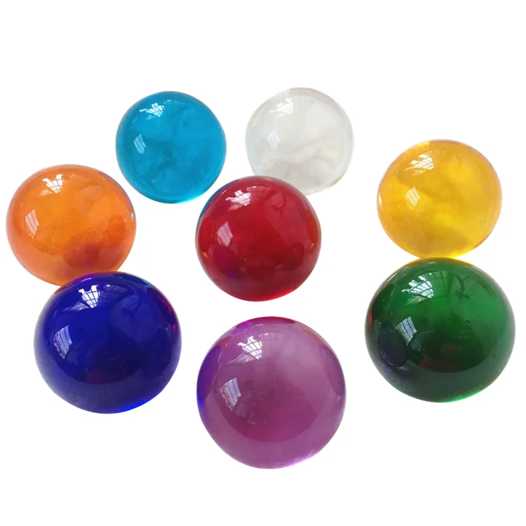 Safe Packing 3-300 mm Colorful Fengshui Performance Pink Purple Black Clear Large for Sale Custom Glass Magic Crystal Ball