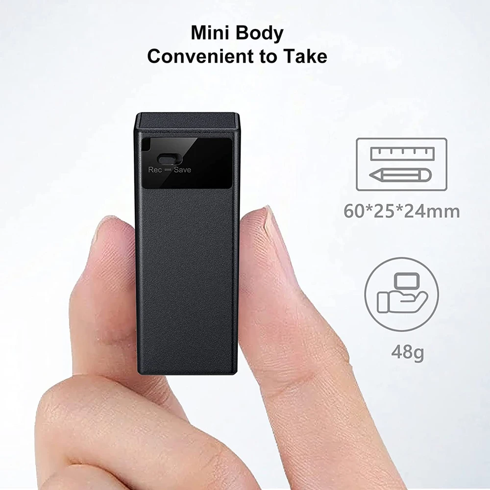 32G 64GB Digital Voice Recorder Large Memory Audio Sound Recorder high quality for sound voice recording