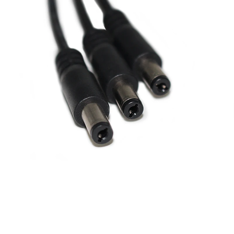 Hot Sale 1m 2m black usb to dc 5.5mm x 2.1mm power cable