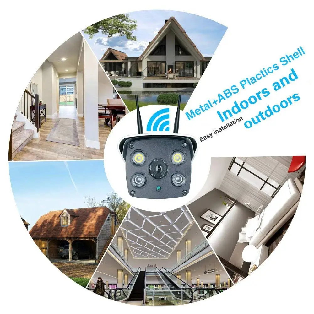 1080P Outdoor Bullet Wifi  Color Night Vision YooSee APP IP Camera