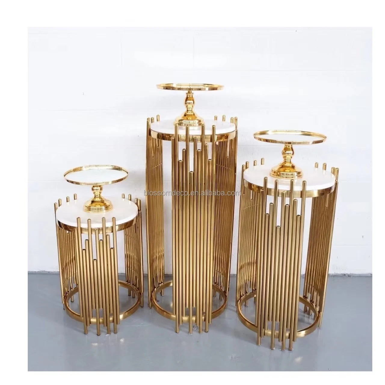 Party Decoration Cake Pillar Cake Table Pedestal Stand Plinth for Wedding Events Party Supplies