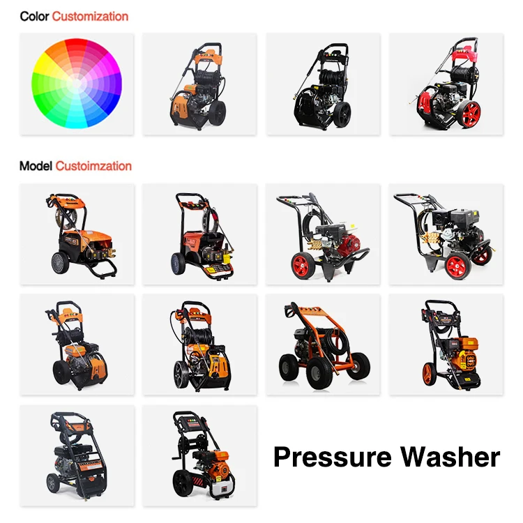 Bison Distributor 2.4Gpm 7 Hp 180 Bar 2900Psi Easy Srtart High Pressure Washer