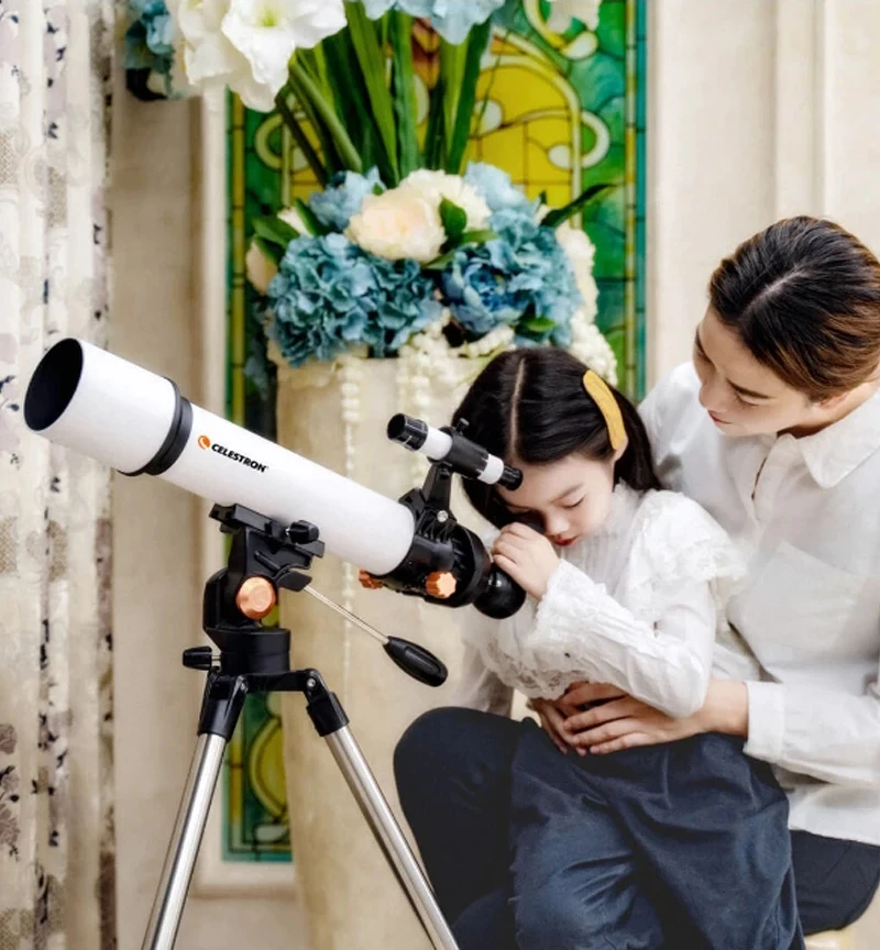 Портативный астрономический телескоп CELESTRON с зумом высокой