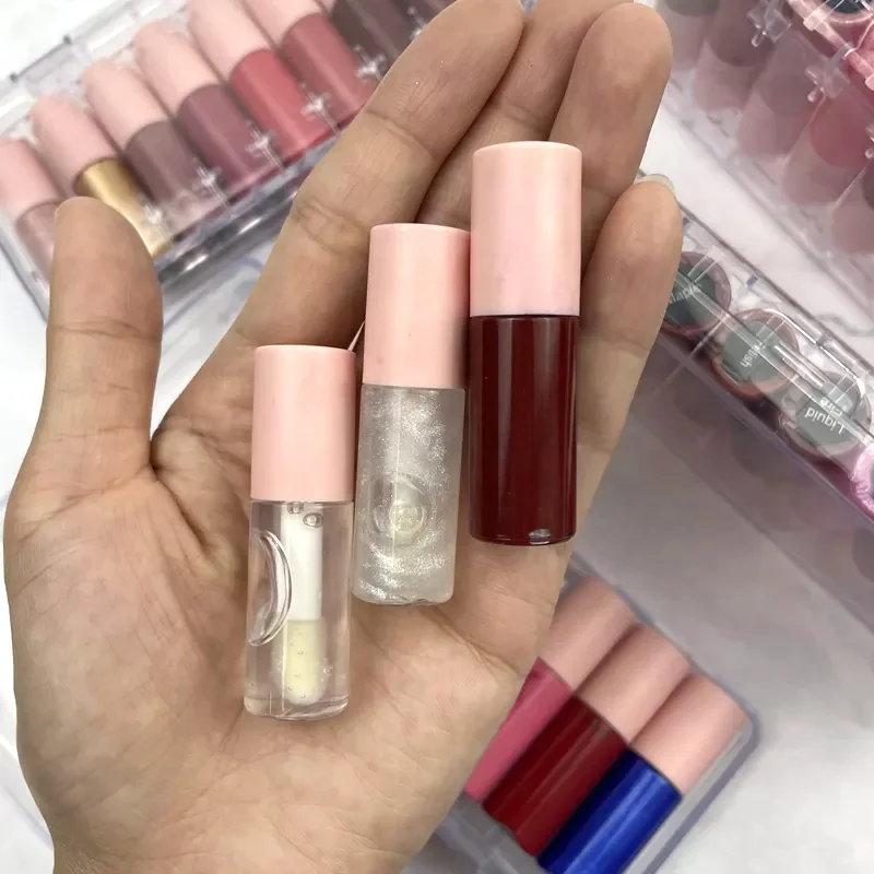 Wholesale customised diy lipgloss create your own color lip gloss cosmetic diy liquid lipstick with private label