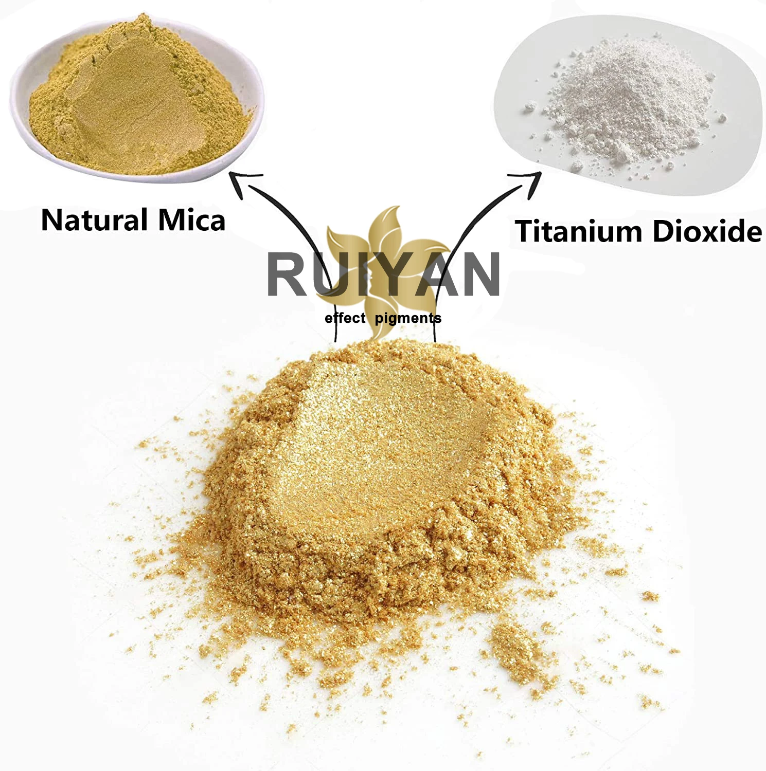 Mica Pigment Powder Pure 50 Colors for Soap Making Paint Nail Art Bath Bomb