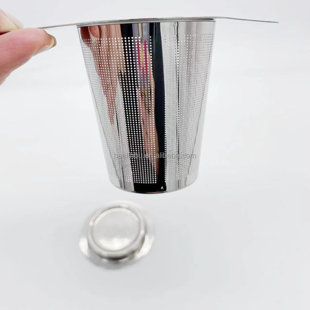 Customized Logo Double Handle Fine Mesh Loose Leaf Tea Strainer/Filter/Tea Infuser 304 stainless Steel