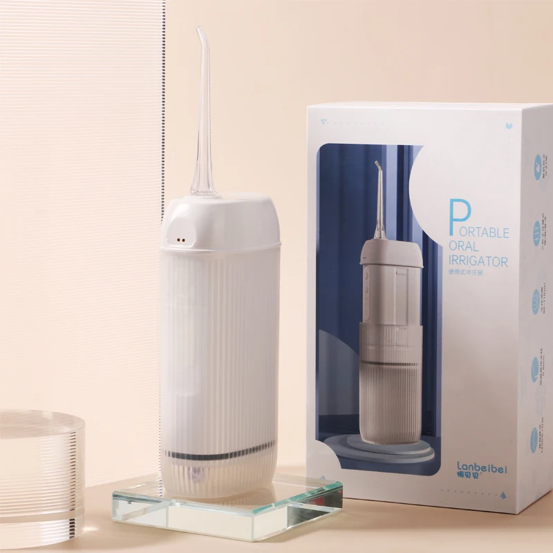 High Quality Electronic Cordless Oral Irrigator For Tooth 200ml Portable Rechargeable Dental Water Flooser