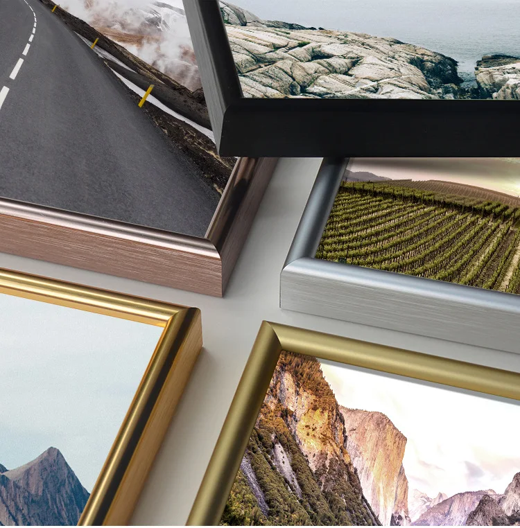 Aluminum alloy picture frame profile full body mirror frame multi specification spot arbitrary cutting