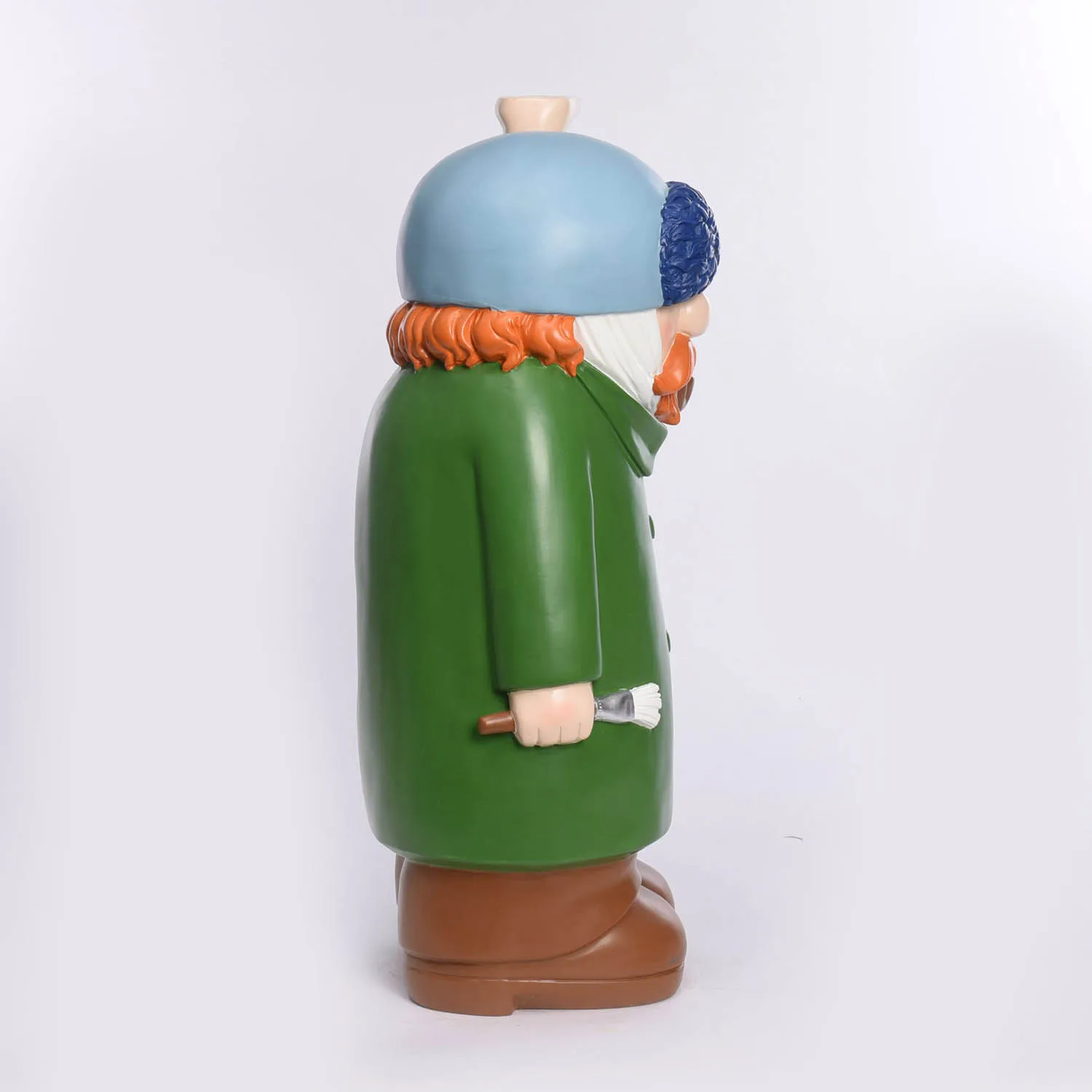 2024 Resin Van Gogh Large Size Statue Stylish Home Decoration Room Storage Candy Cosmetics with Iron Tray